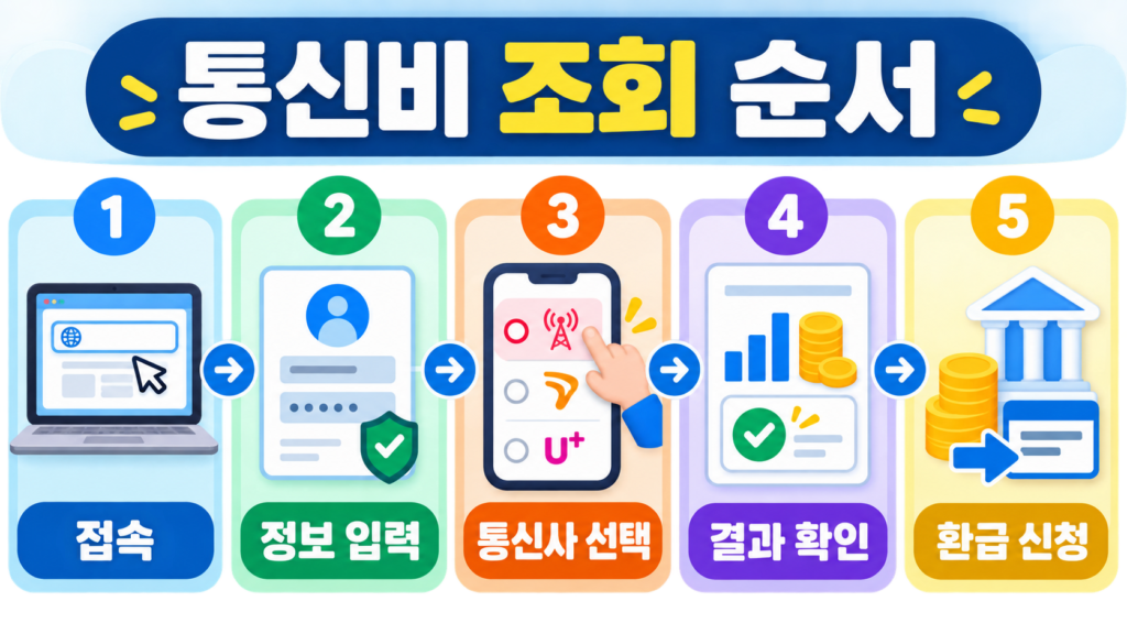 통신비 미환급금 조회 휴대폰 요금 환급 신청방법 설명 이미지 3