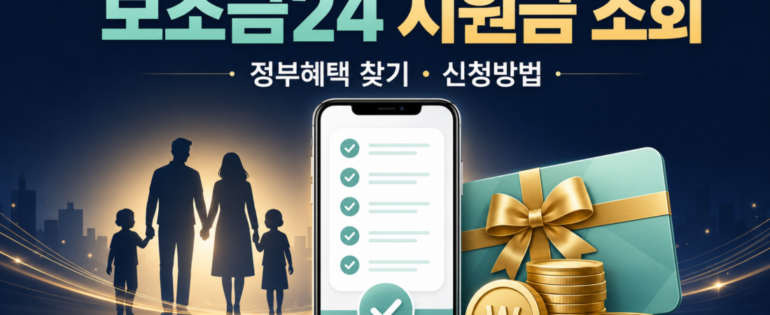 보조금24 지원금 조회 정부24에서 내가 받을 혜택 찾는 방법