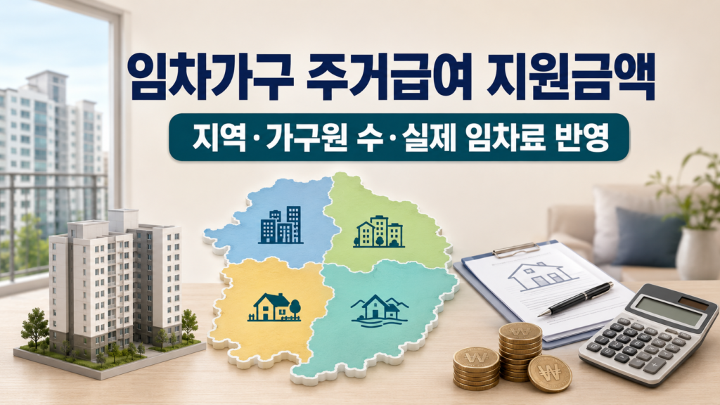 2026년 주거급여 자격과 지원액 확인법 설명 이미지 3
