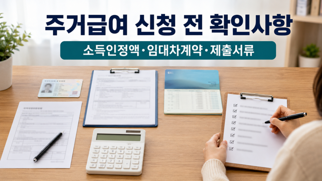 2026년 주거급여 자격과 지원액 확인법 설명 이미지 9