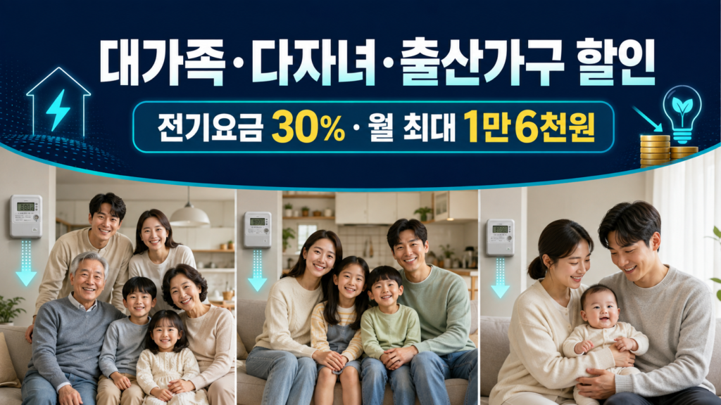 전기요금 복지할인 대상별 금액과 신청법 설명 이미지 5