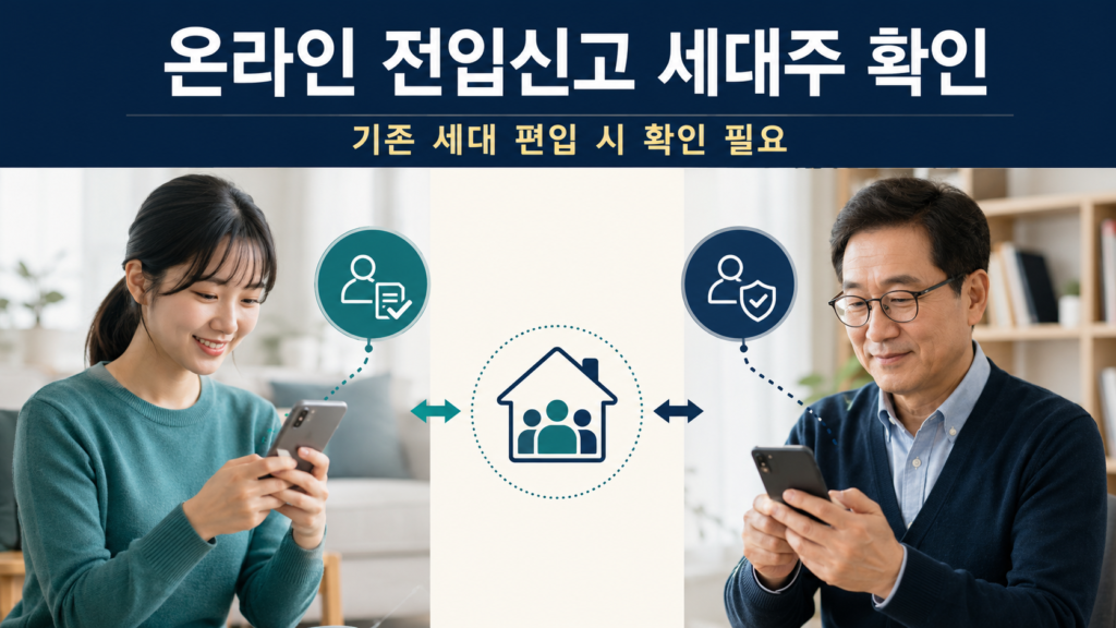 전입신고 인터넷 신청방법 정부24 세대주 확인과 처리시간 설명 이미지 3