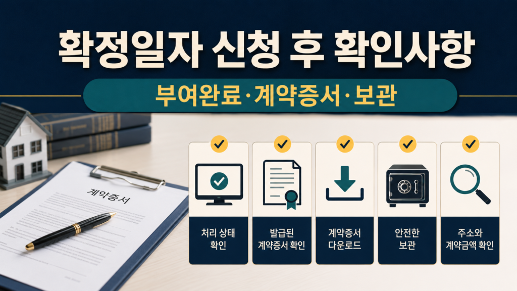 확정일자 인터넷 신청과 전입신고 차이 설명 이미지 9