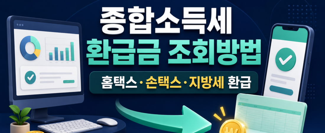 종합소득세 환급금 조회방법 홈택스·손택스 지급일 확인