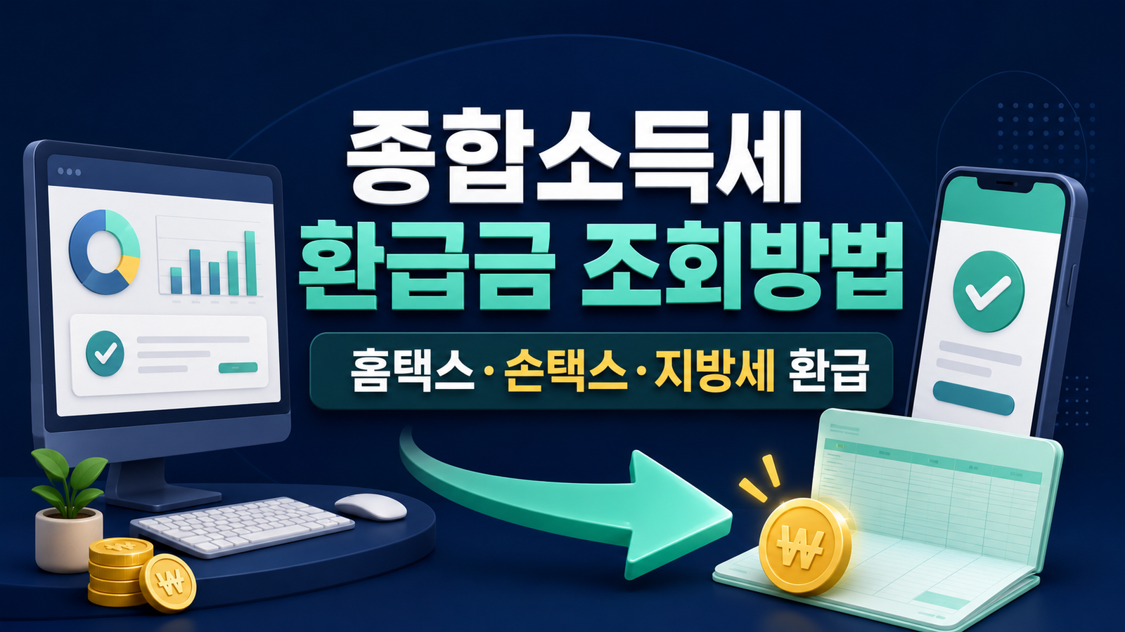종합소득세 환급금 조회방법 홈택스·손택스 지급일 확인