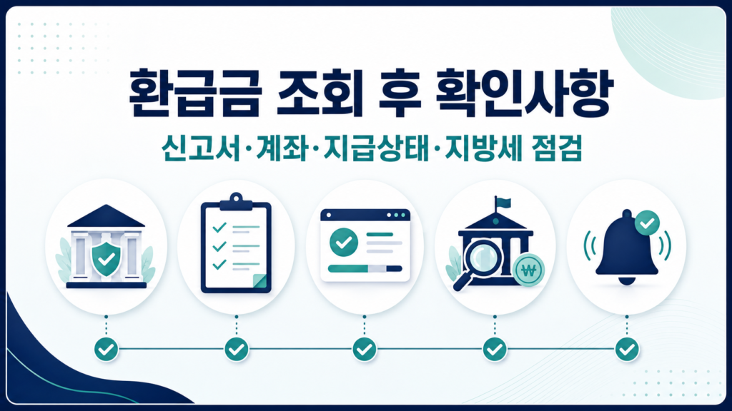 종합소득세 환급금 조회방법 홈택스·손택스 지급일 확인 설명 이미지 5
