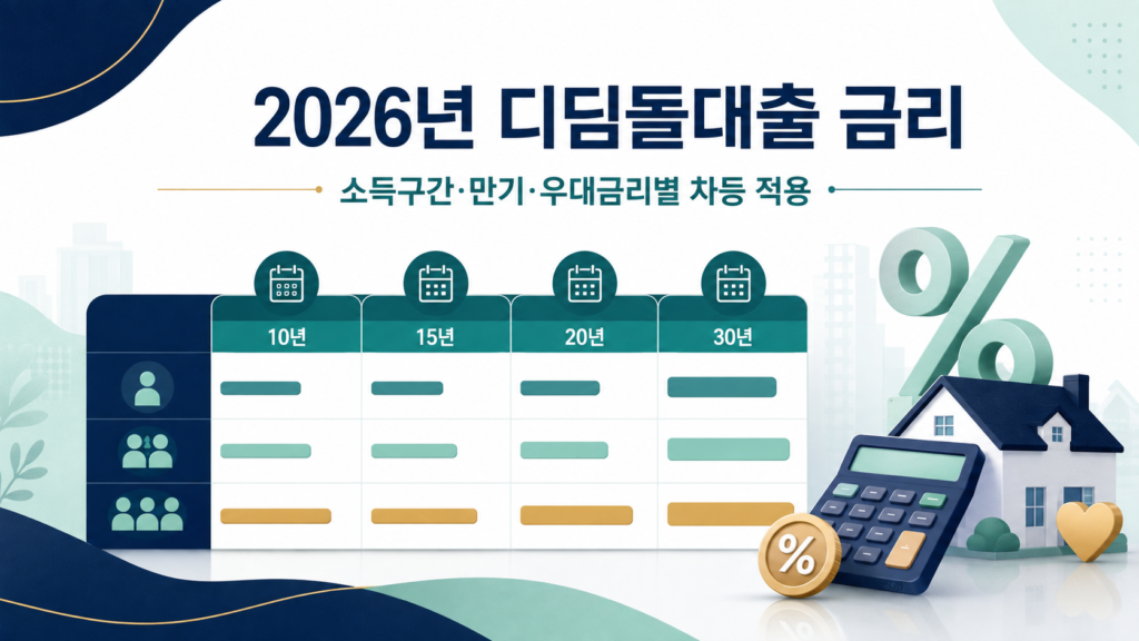 2026년 신혼부부 디딤돌대출 조건 설명 이미지 3