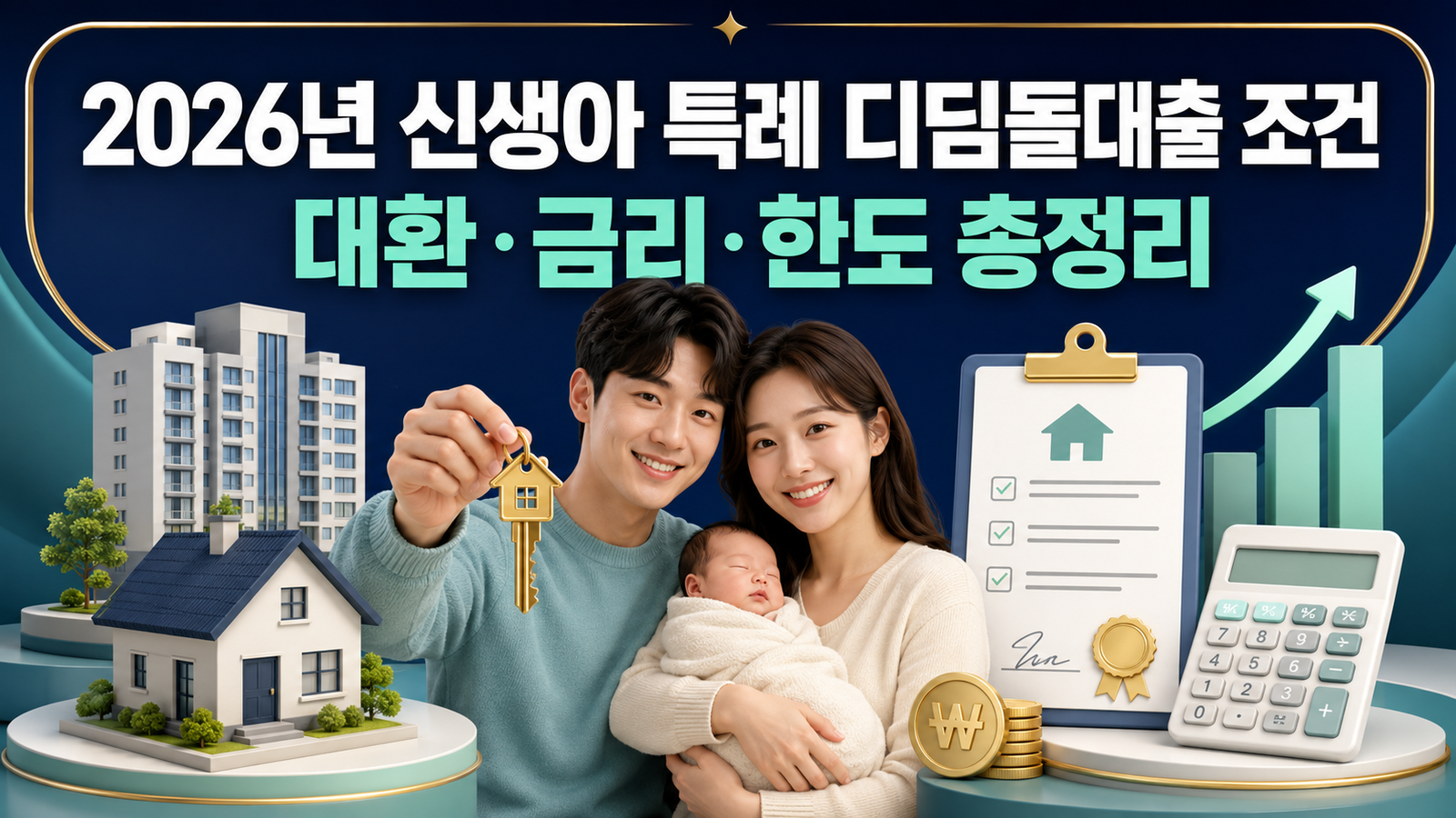 신생아 특례 디딤돌대출 조건과 대환 판단