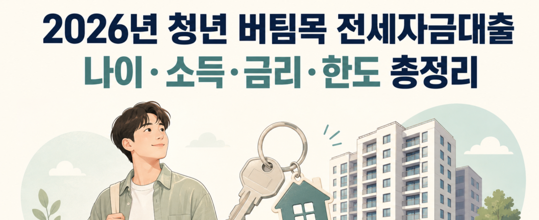 청년 버팀목 전세대출, 자격과 한도 판단법