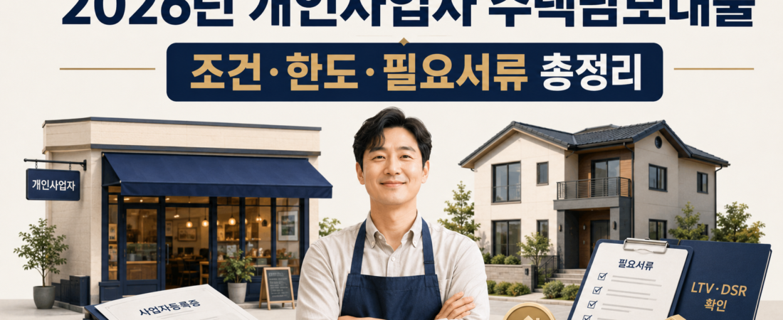 개인사업자 주택담보대출, 자금용도별 한도 판단법