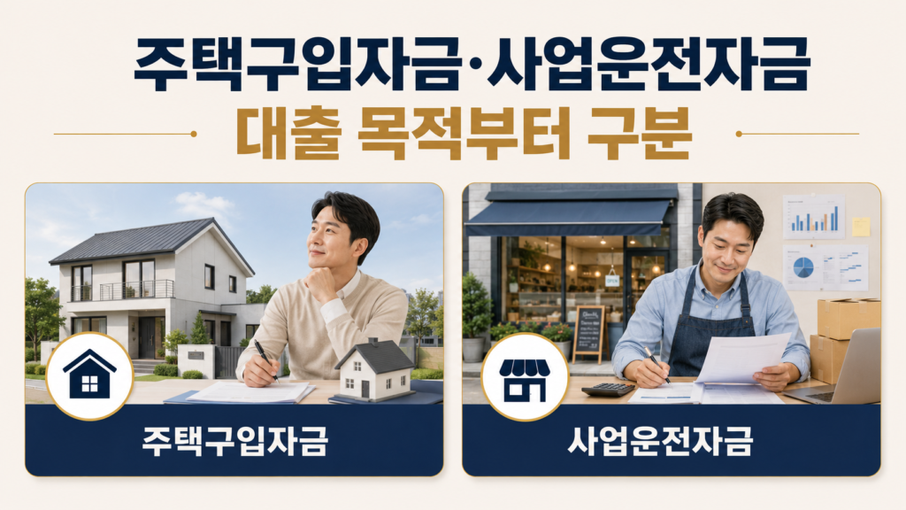 개인사업자 주택담보대출, 자금용도별 한도 판단법 설명 이미지 4