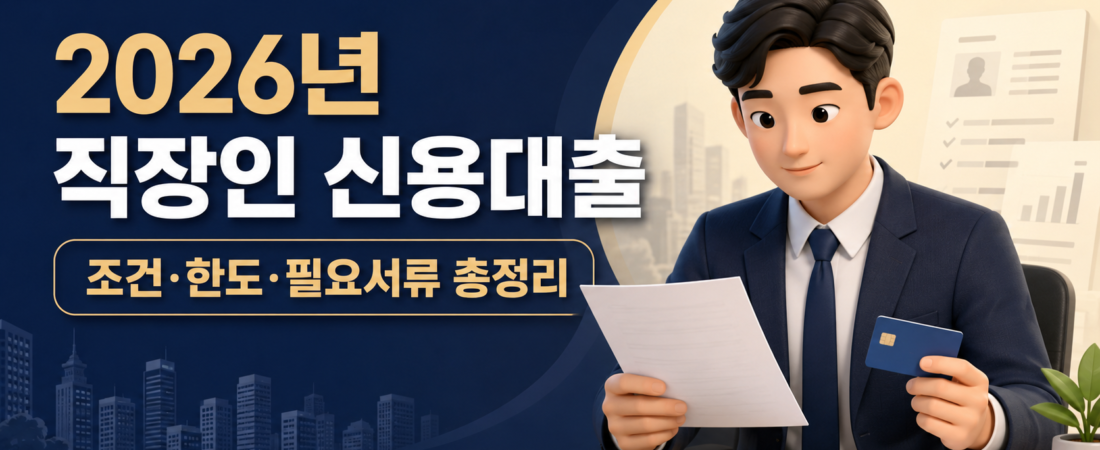 직장인 신용대출, 소득·DSR·서류와 거절 확인법